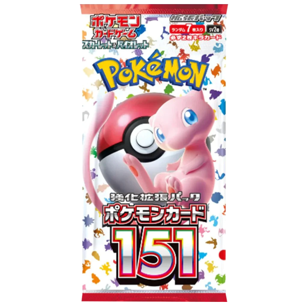 Pokémon 151 Booster Pack JP (SV2a) – Japanse Pokémon kaarten pack sealed