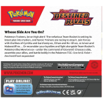 Achterkant van de Pokémon Destined Rivals Booster Box