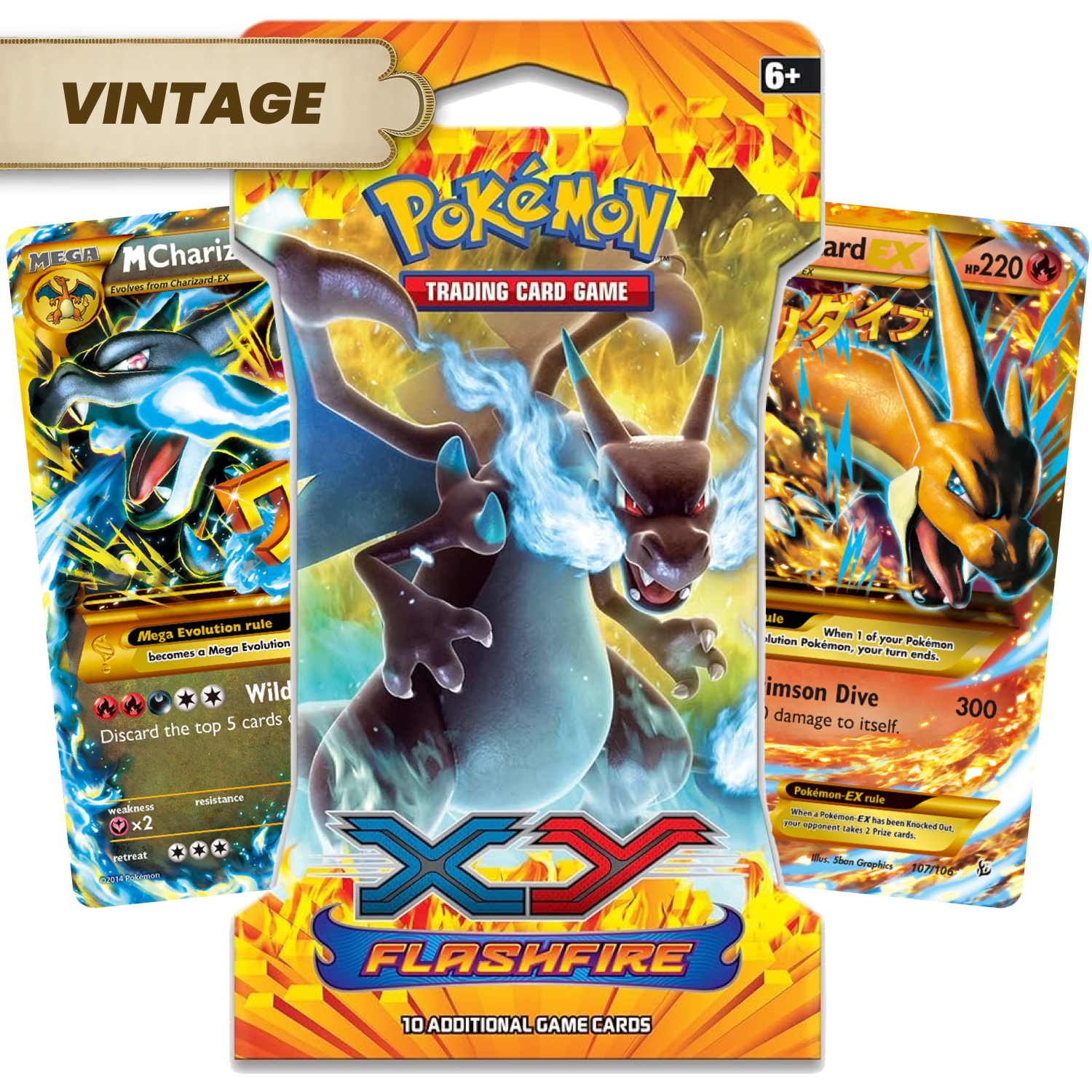 flashfire.png Sleeved XY Flashfire - Afbeelding 1