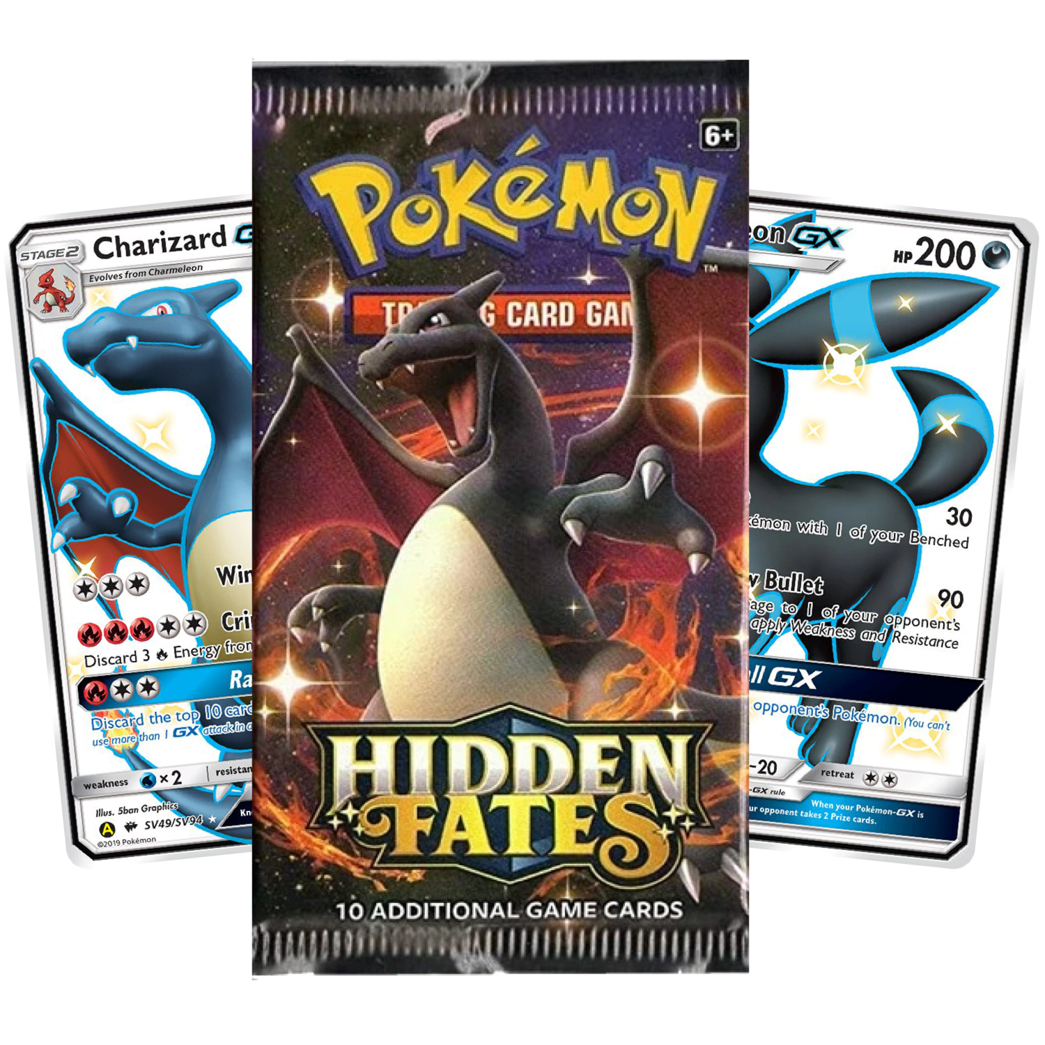 hiddenfates.png Hidden Fates Booster Pack - Afbeelding 1
