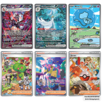 Chase cards uit de Pokémon Paldean Fates set