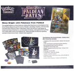 Achterkant Pokémon Paldean Fates Elite Trainer Box