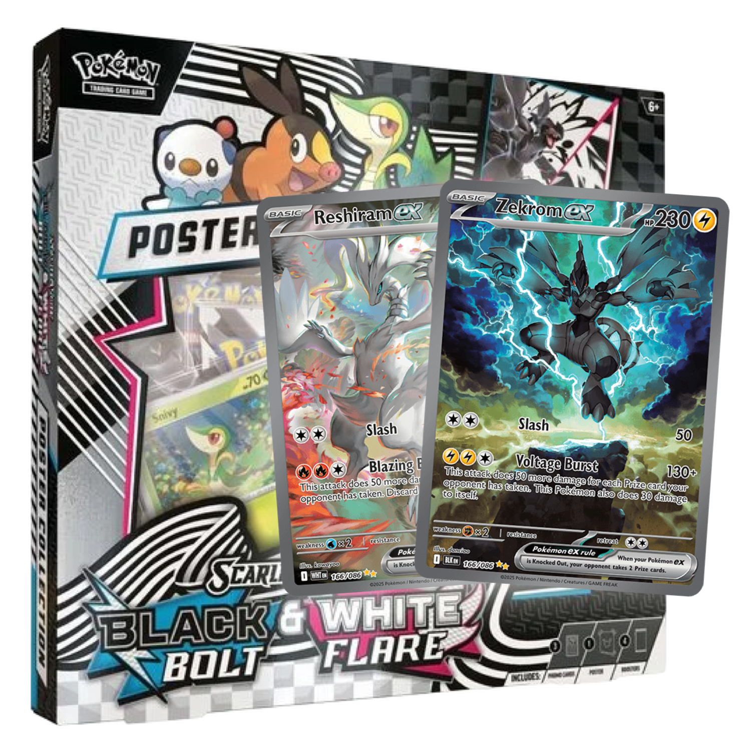 postercollectionbox.png Black Bolt & White Flare Unova Poster Collection - Afbeelding 1
