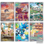 Scarlet & Violet SV01 chase cards – Miriam SIR, Miraidon ex en Koraidon ex