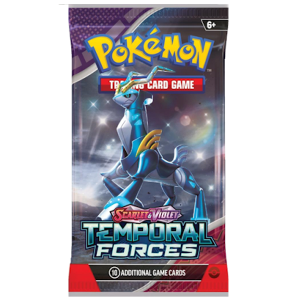 Temporal Forces Booster Pack SV05 sealed 10 kaarten Pokémon TCG