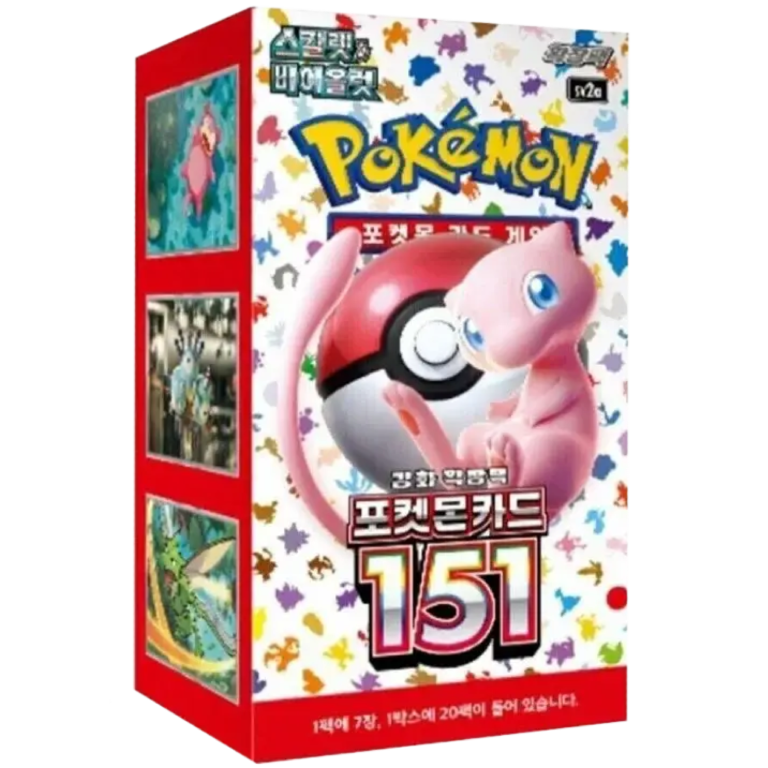 Pokémon 151 Koreaans Booster Box sv2a geseald 20 packs 7 kaarten per pack