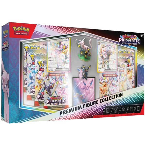 Prismatic Evolutions Premium Figure Collection Espeon Umbreon geseald doos