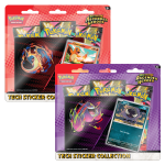 Voorkant Ascended Heroes Tech Sticker Collection verpakking met promo kaart sticker sheet en 3 booster packs