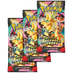 Ascended Heroes booster packs Engels meerdere pakjes Mega Evolution pack art