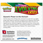 Achterkant Evolving Skies Booster Box productinformatie barcode en inhoud 36 packs