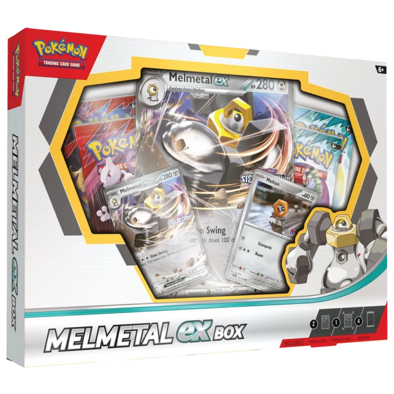 Melmetal ex Box geseald Pokémon TCG promo kaarten jumbo kaart 4 booster packs
