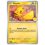 Pikachu promokaart Pokémon Day 2026 gestempelde foil promo kaart