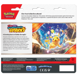 Achterkant Surging Sparks 3 pack blister 3 packs promo kaart Quagsire Zapdos