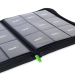 Vault X 9-pocket pagina close up side-loading vakken binder 68x97mm