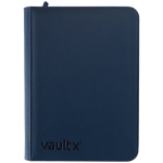 Vault X 9-Pocket Exo-Tec Zip Binder Royal Blue ritsmap voor trading cards