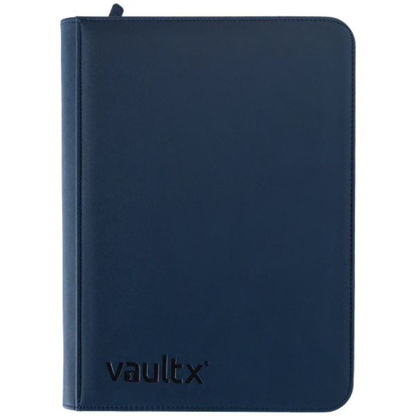 Vault X 9-Pocket Exo-Tec Zip Binder Royal Blue ritsmap voor trading cards