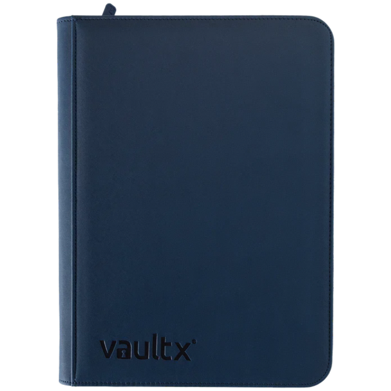 Vault X 9-Pocket Exo-Tec Zip Binder Royal Blue ritsmap voor trading cards