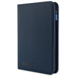 Vault X Royal Blue zip binder ander perspectief rits en dikte 360 kaarten