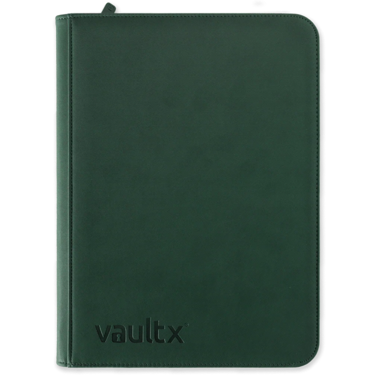 Vault X 9-Pocket Exo-Tec Zip Binder Forest Green ritsmap voor trading cards