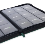 Vault X 9-pocket pagina close up side-loading vakken binder 68x97mm Forest Green