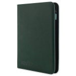 Vault X Forest Green zip binder ander perspectief rits en dikte 360 kaarten