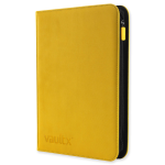 t: Vault X Sunrise Yellow zip binder ander perspectief rits en dikte 360 kaarten