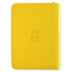 Achterkant Vault X 9-Pocket Exo-Tec Zip Binder Sunrise Yellow