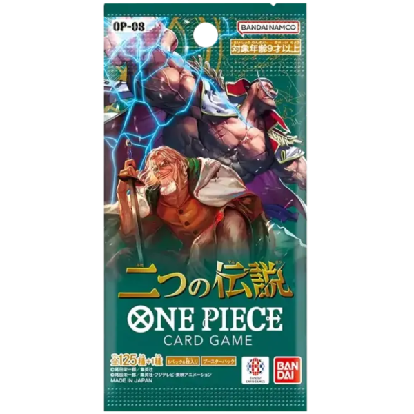 One Piece OP08 Two Legends booster pack Japans geseald sealed voorkant
