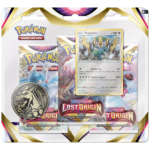 Lost Origin 3-Pack Blister Regigigas promo voorkant blister met 3 booster packs en munt