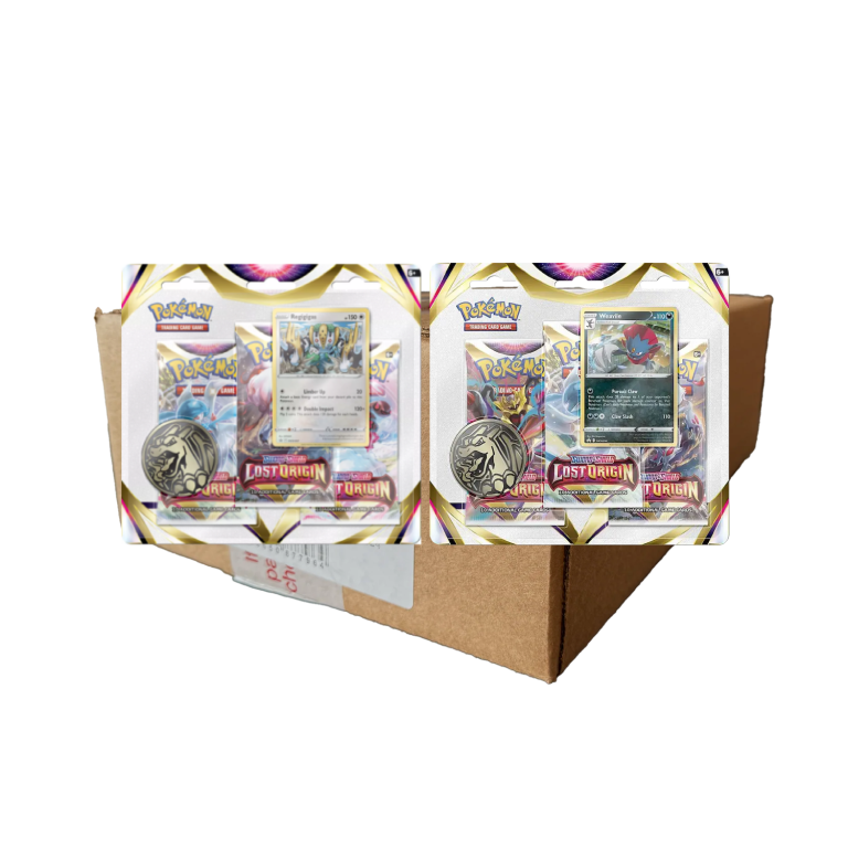 Lost Origin 3-Pack Blister Case geseald sealed case 24 blisters Weavile en Regigigas