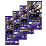 Voorkant One Piece OP10 Royal Blood booster packs artset JP officiële verpakking