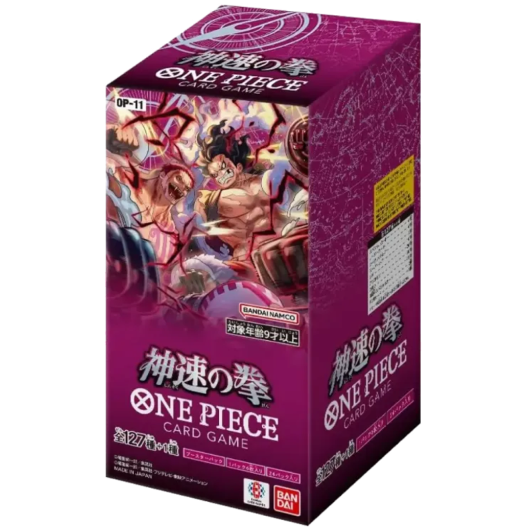 One Piece OP11 A Fist of Divine Speed booster box Japans geseald sealed 24 packs