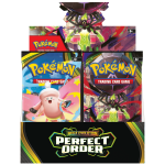 Voorkant van de Pokémon Perfect Order Booster Box
