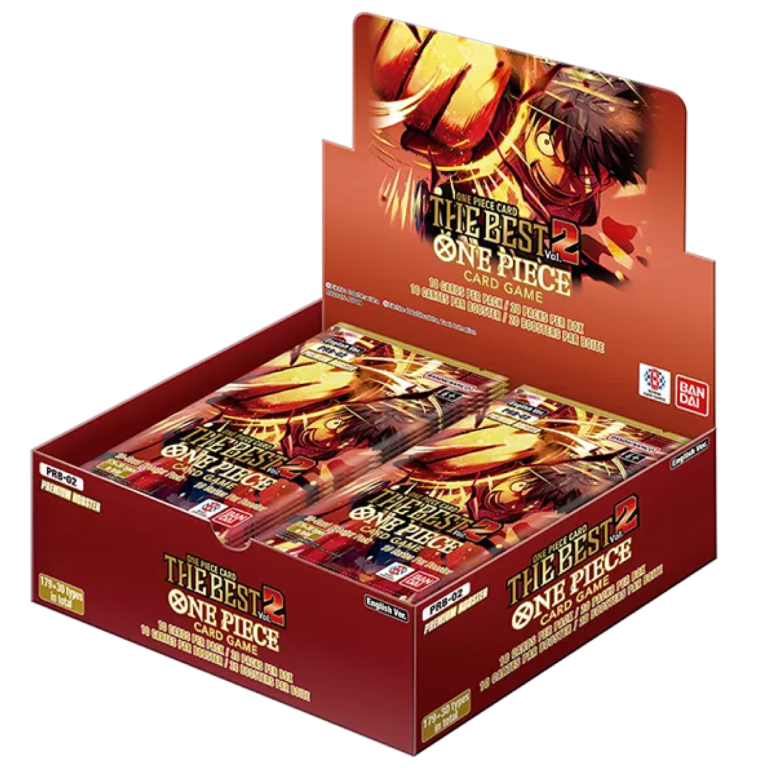 One Piece PRB-02 The Best Volume 2 premium booster box geseald sealed 20 packs