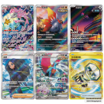 Chase cards uit de Pokémon True Mystery set