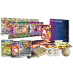 Inhoud van de Pokémon Charizard Ultra Premium Collection Box