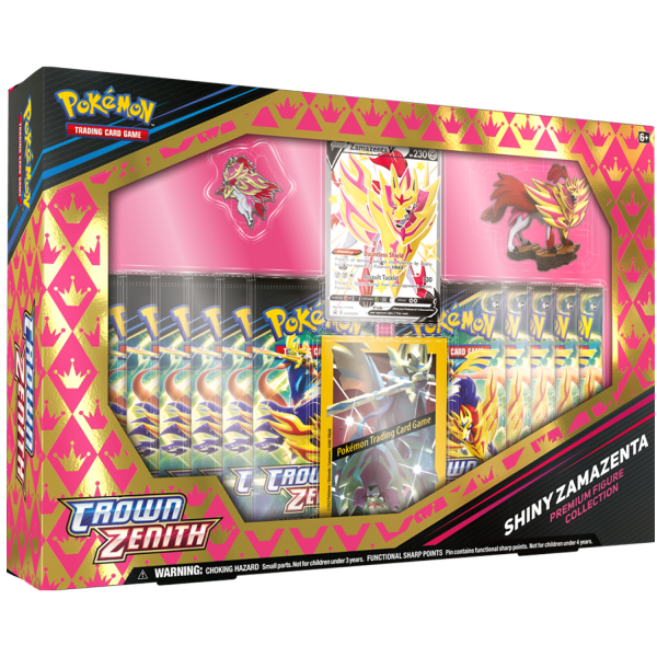 Pokémon Shiny Zamazenta Premium Figure Collection sealed