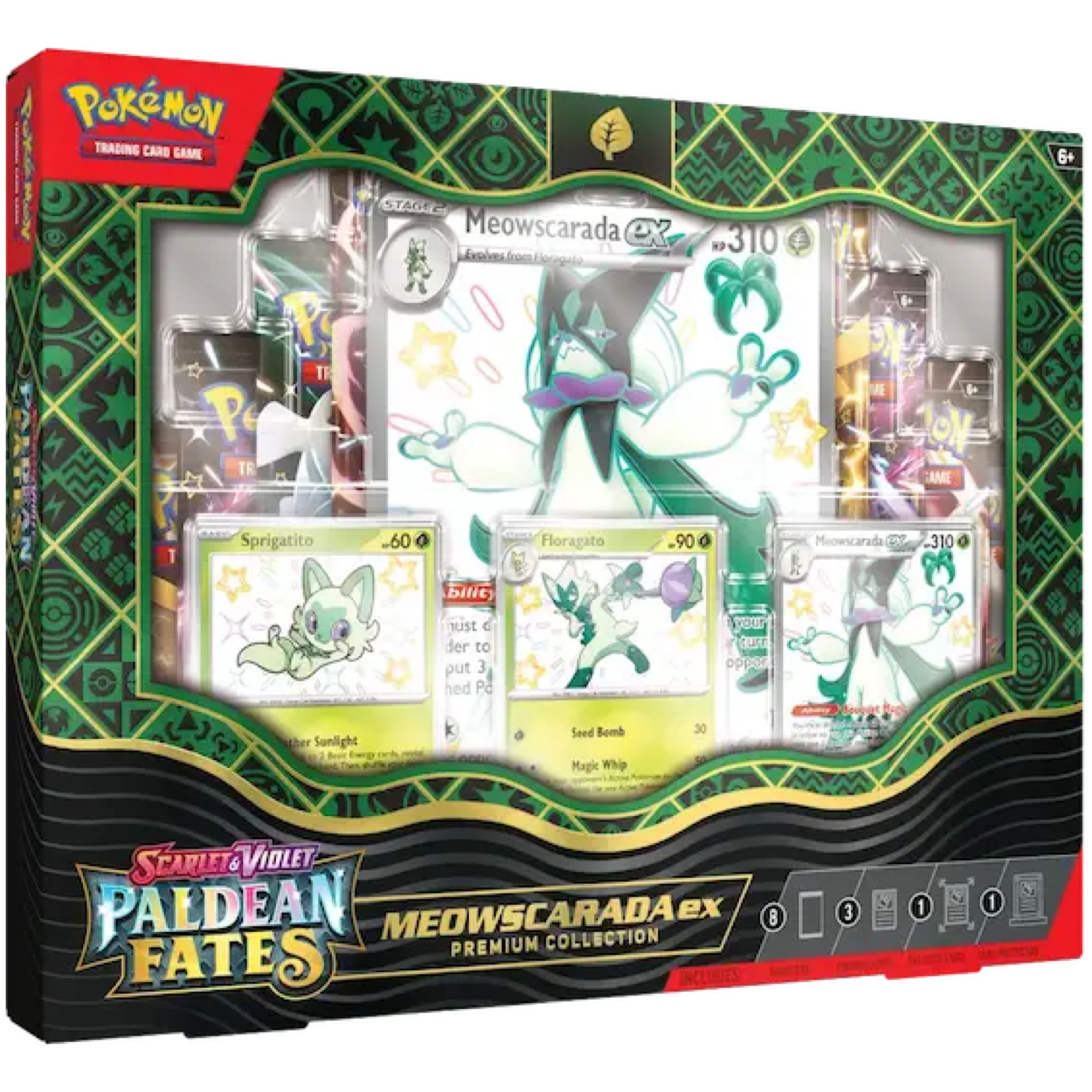 Paldean Fates Meowscarada ex Premium Collection Sealed Pokémon Paldean Fates Meowscarada ex Premium Collection sealed