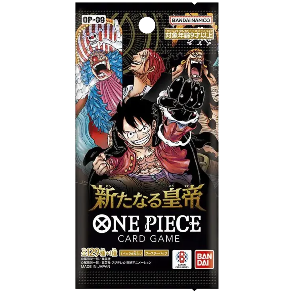 Booster pack uit de Japanse One Piece OP09 The Four Emperors Booster Box