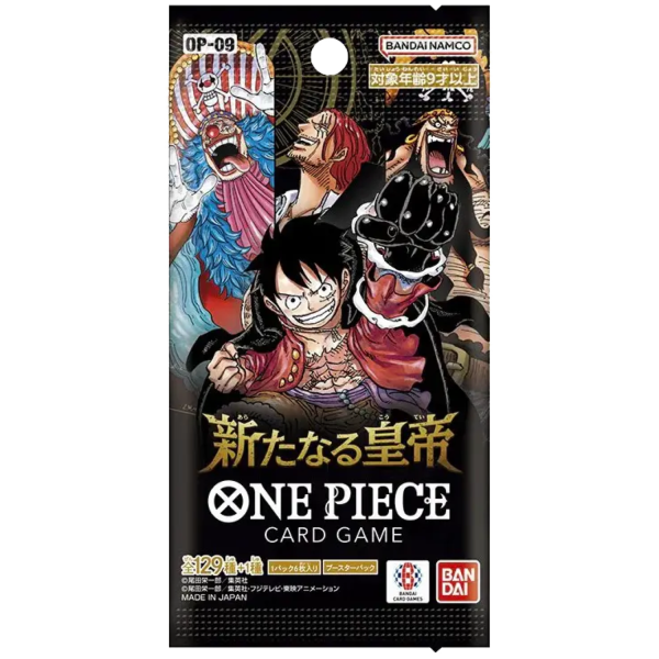 Booster pack uit de Japanse One Piece OP09 The Four Emperors Booster Box