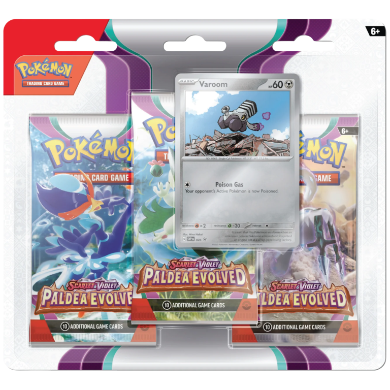 Pokémon Paldea Evolved 3-Pack Blister sealed