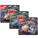 Alle varianten van de Pokémon Paldean Fates Tech Sticker Collection samen