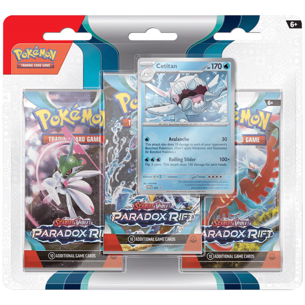 Pokémon Paradox Rift 3-Pack Blister sealed