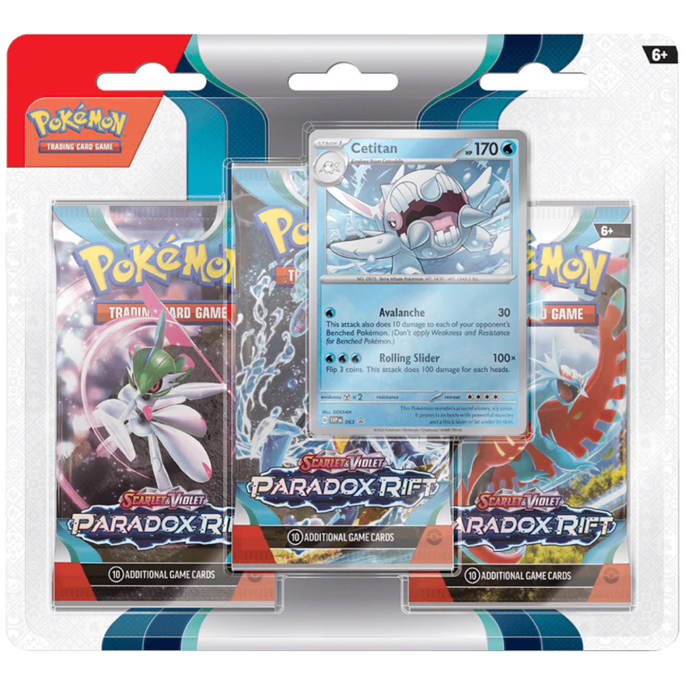 Pokémon Paradox Rift 3-Pack Blister sealed