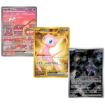 Mew ex metalen kaart uit de Pokémon 151 Ultra Premium Collection