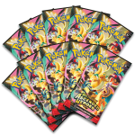 Booster packs uit de Pokémon Ascended Heroes Premium Poster Collection Mega Lucario