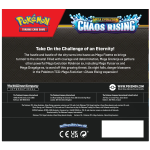 Achterkant van de Pokémon Chaos Rising Booster Box