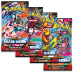 Artset van de Pokémon Chaos Rising booster packs