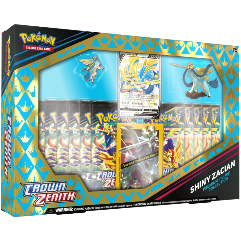 Pokémon Shiny Zacian Premium Figure Collection sealed