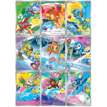 Promo kaarten uit het First Partner Illustration Booster Pack Series 1